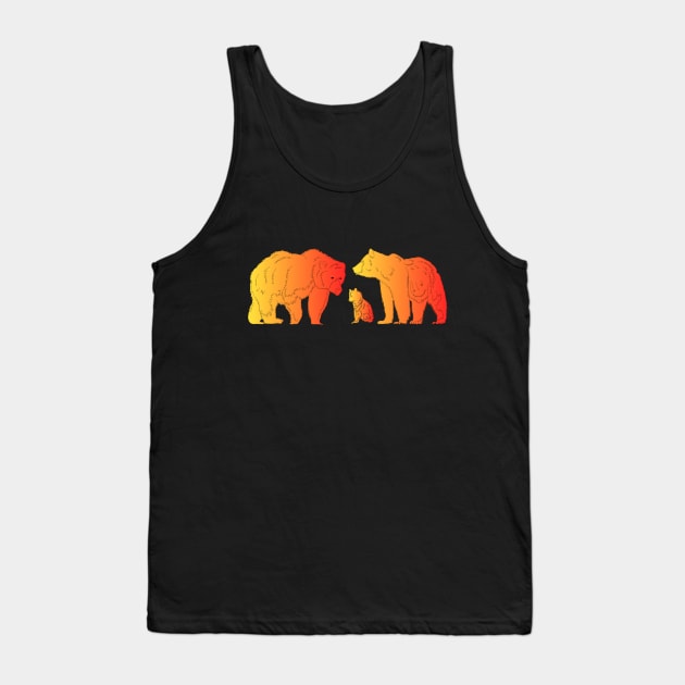 Funny Bear Life Mama Bear Cool Bear Life Tank Top by SILVER01